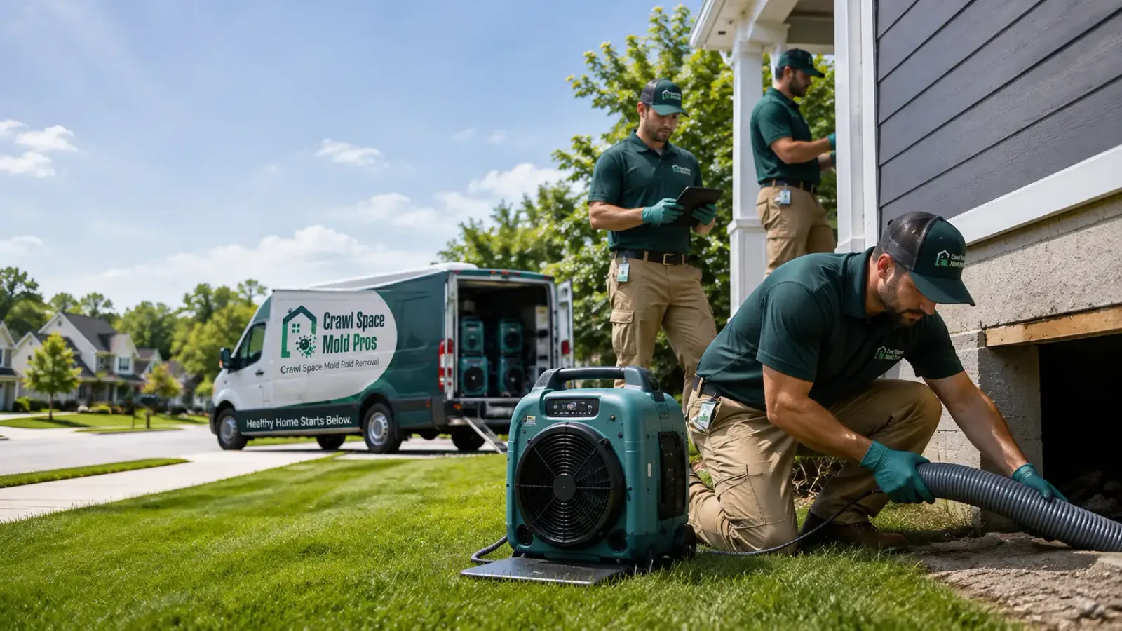 Crawl Space Mold Removal in Long Point, IL